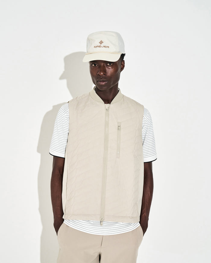 Monogram Insulated Gilet - Stone