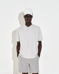 Mock Neck Polo - Grey