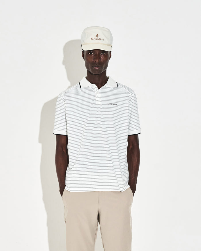 Origin Polo - White Stripe