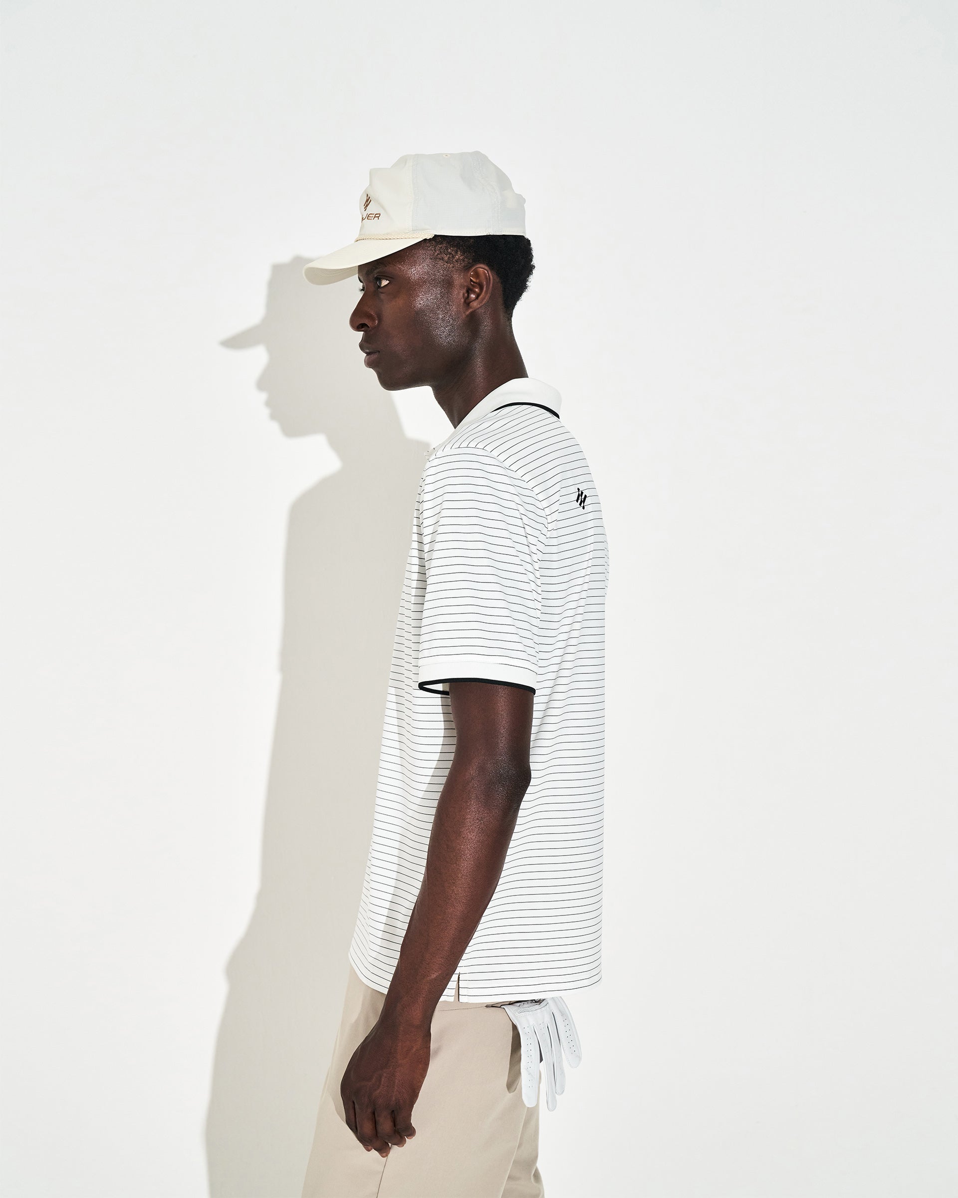 Origin Polo - White Stripe