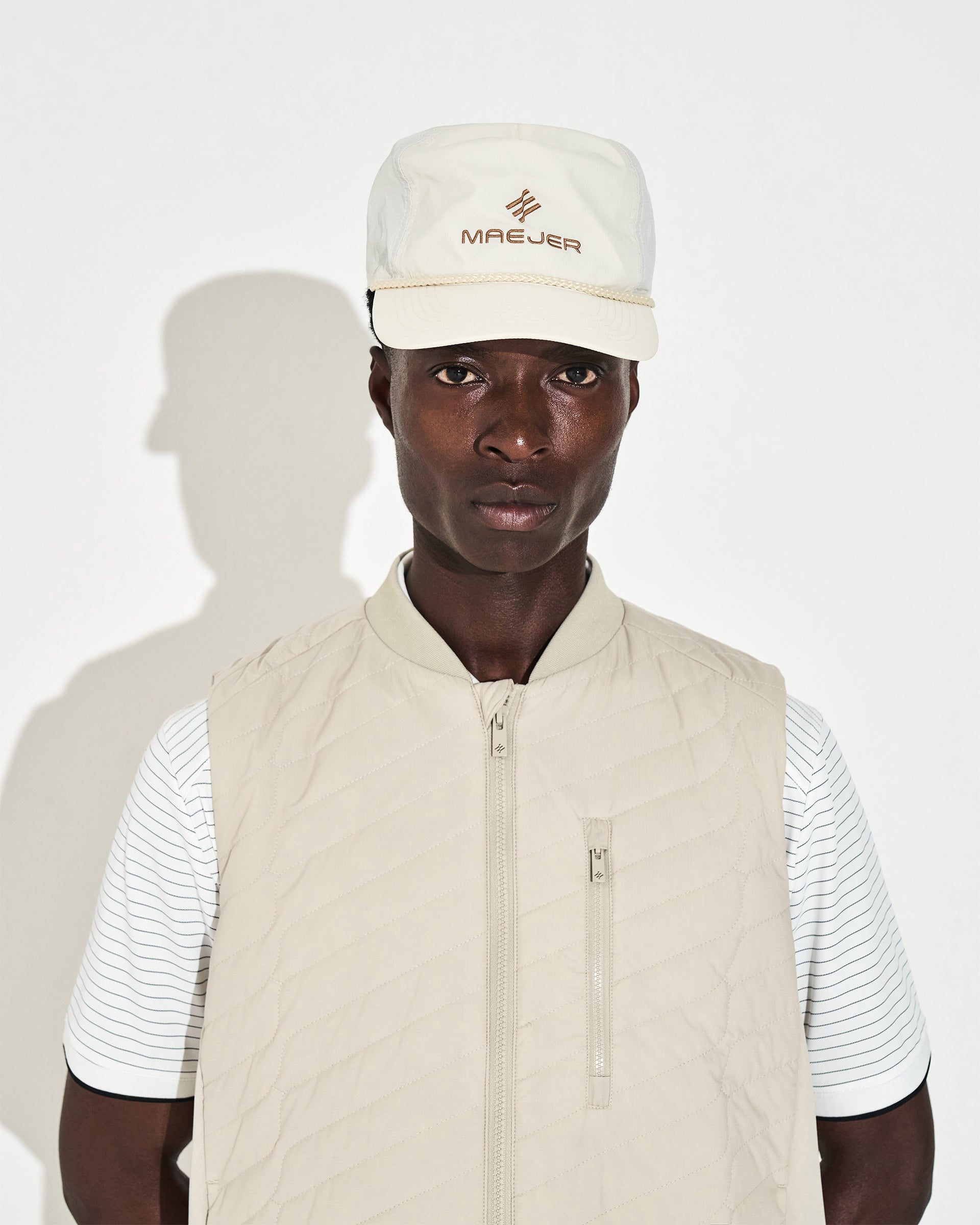 Monogram Insulated Gilet - Stone