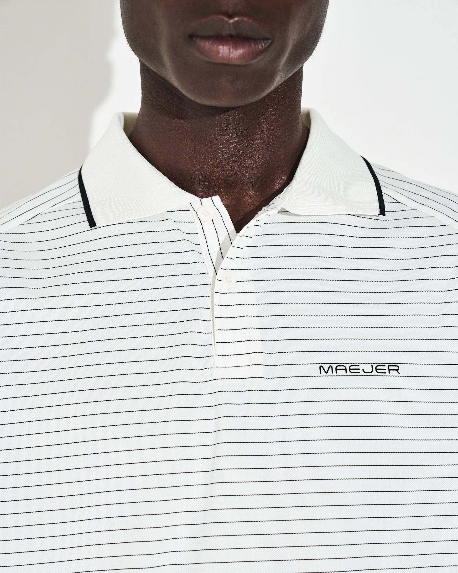 Origin Polo - White Stripe