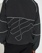 Elements Windbreaker - Black Grid