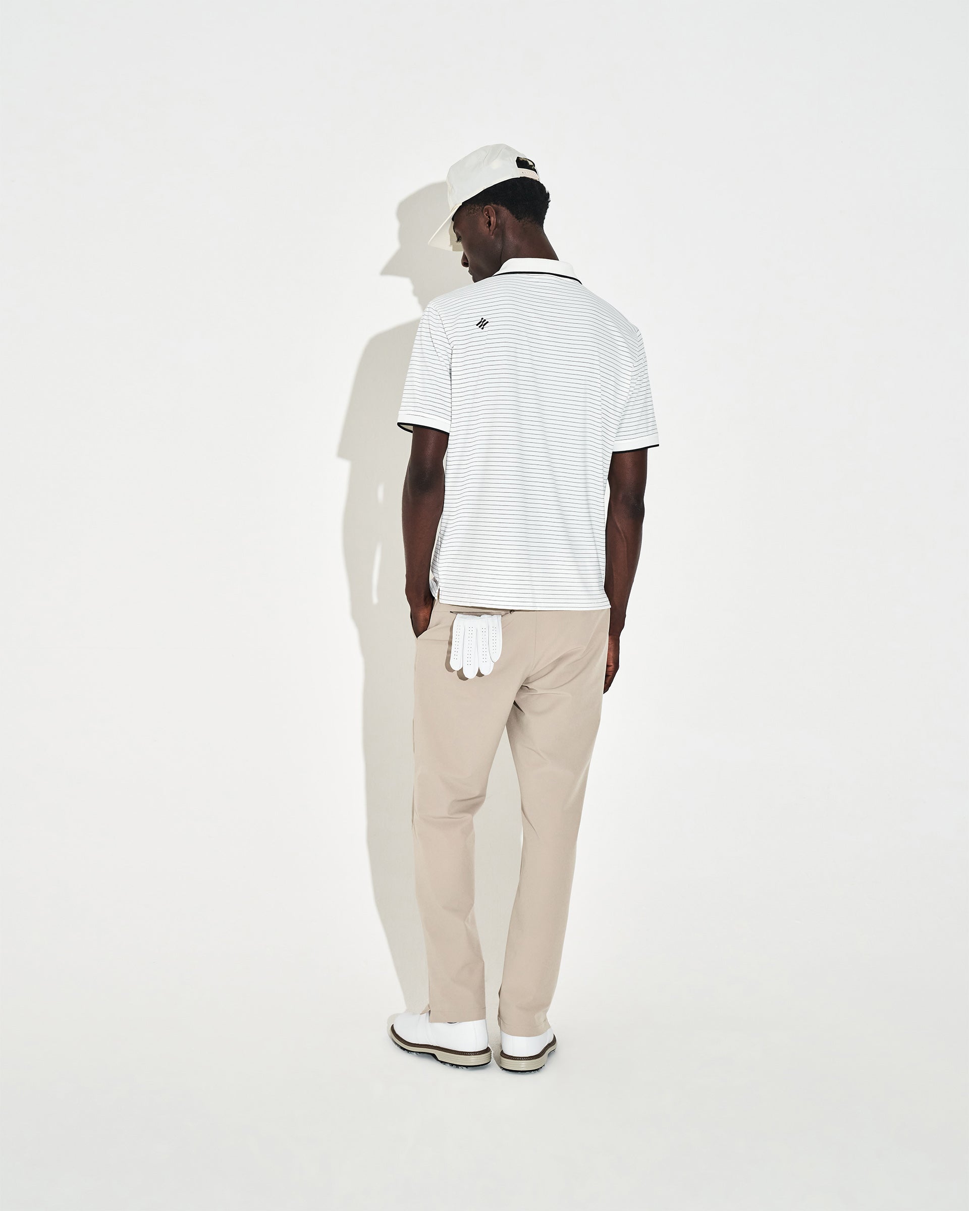 Origin Polo - White Stripe