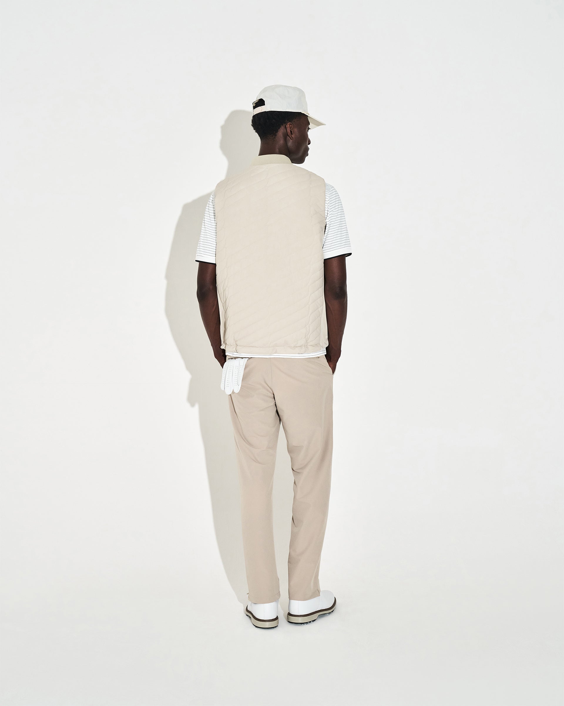 Monogram Insulated Gilet - Stone