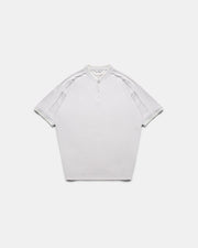 Mock Neck Polo - Grey